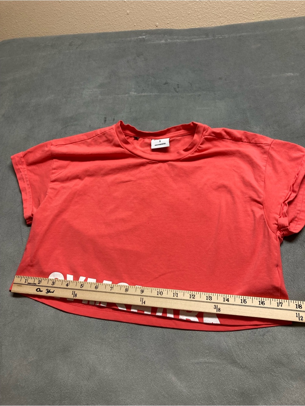 Gymshark Fraction Crop Top Pink Small - Picture 3 of 6